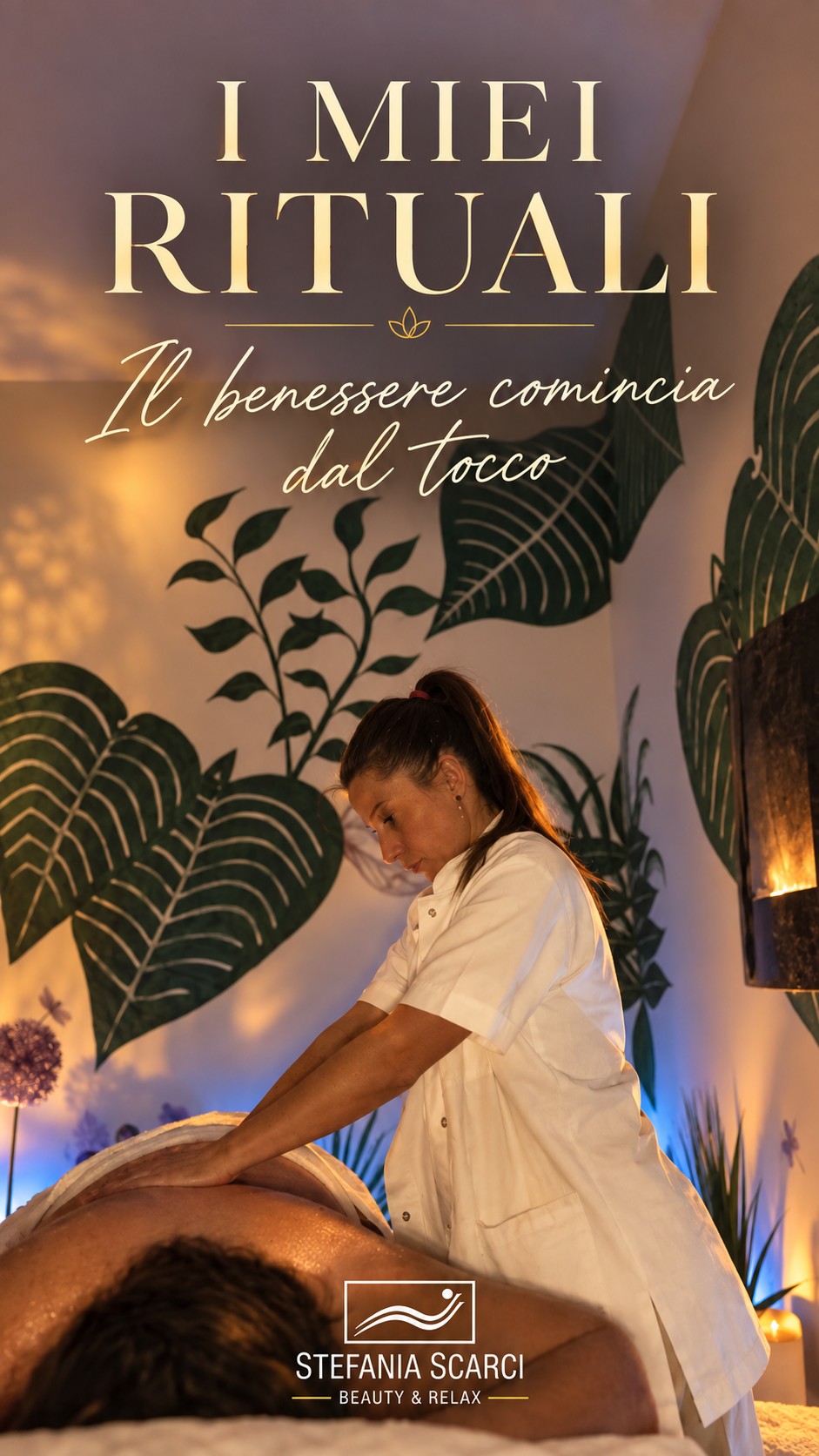 I miei rituali di benessere: immagine dall’archivio di Stefania Scarci dedicata al trattamento in cabina